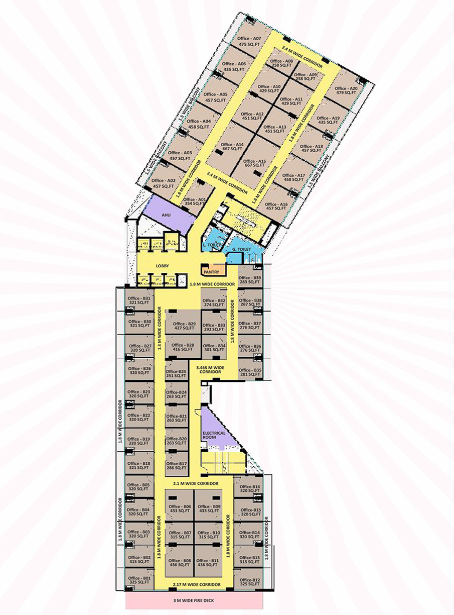 NX One trade center floor plan